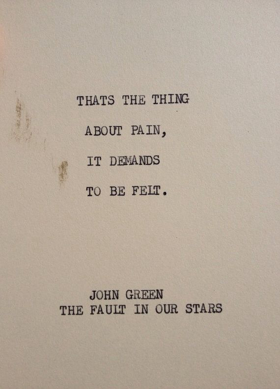 John Green Fault in our Stars Quote Image